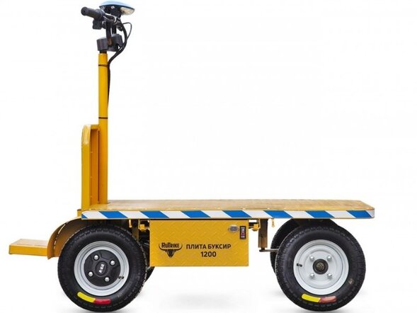 Платформенная электрическая тележка RuTrike ПЛИТА БУКСИР 1200